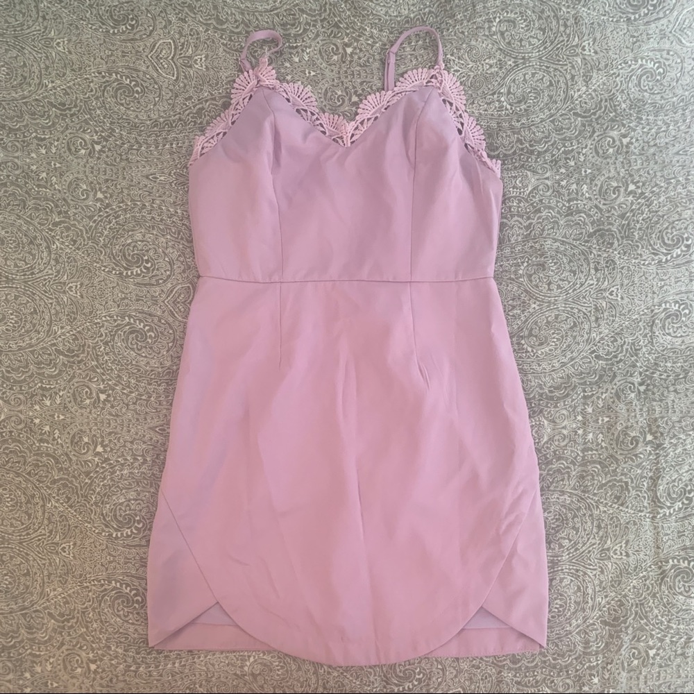 Tobi Lavender Mini Dress